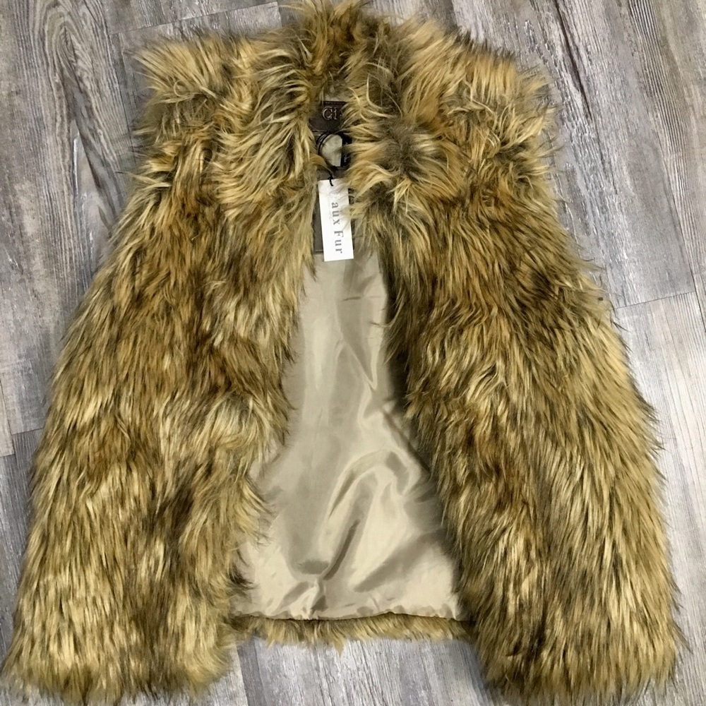 Faux Fur Ci Sono Vest